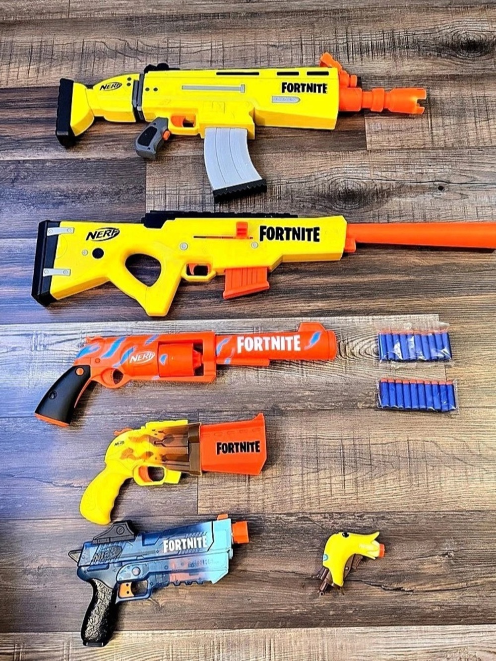 Nerf Fortnite Blaster Lot Yellow & Orange